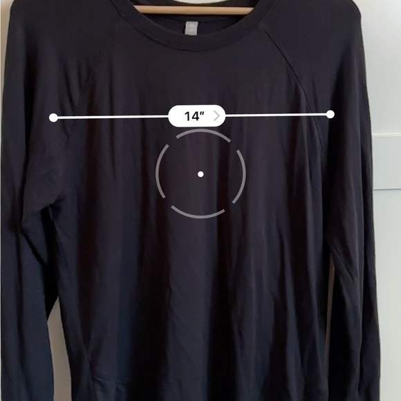Athleta Sea Soft Luxe Sweatshirt in Black Size Large Soft Cozy Warm - Picture 7 of 8